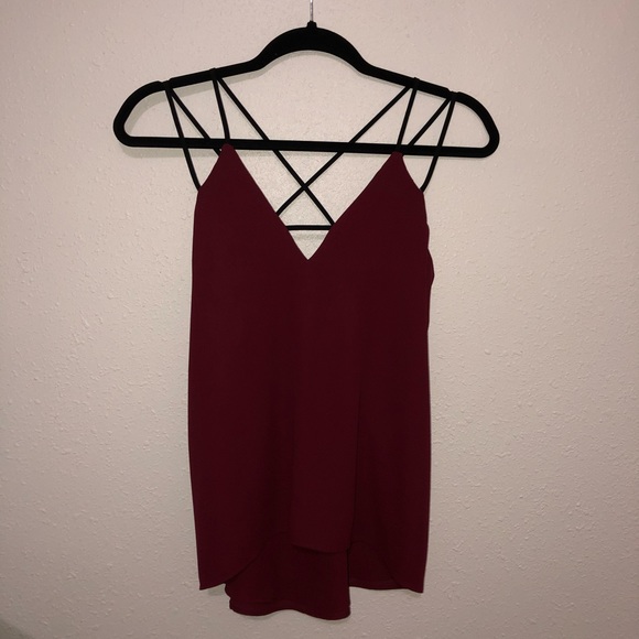 Brand new maroon express blouse 🦋 - Picture 1 of 3